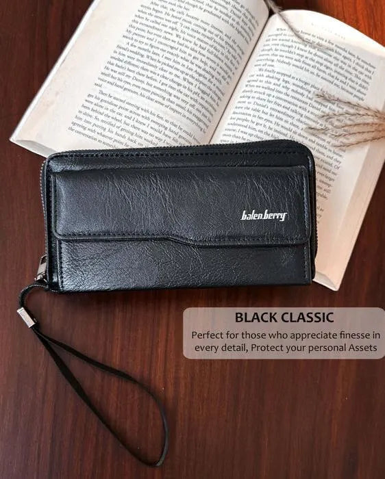 Premium Long Leather Wallet For Men