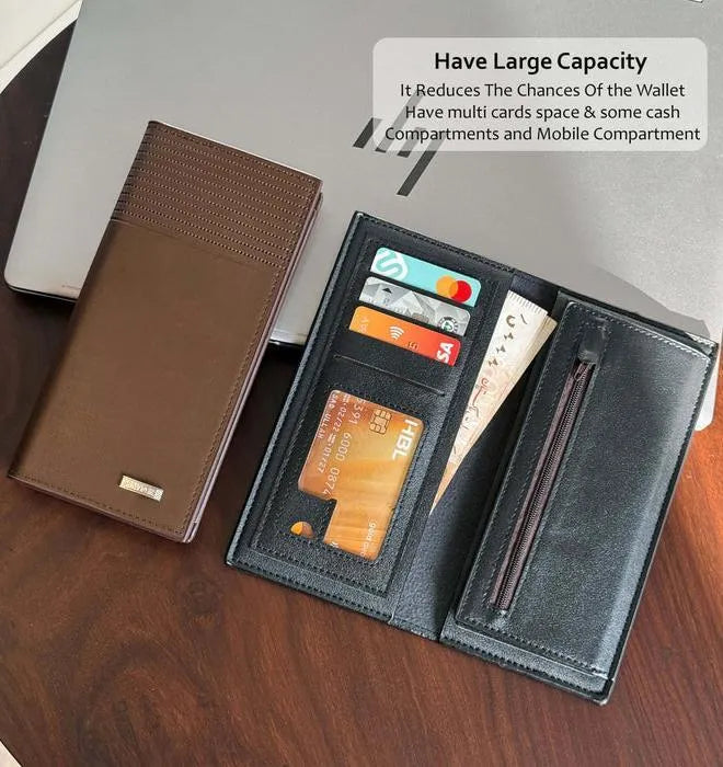 Slim Design leather wallet universall