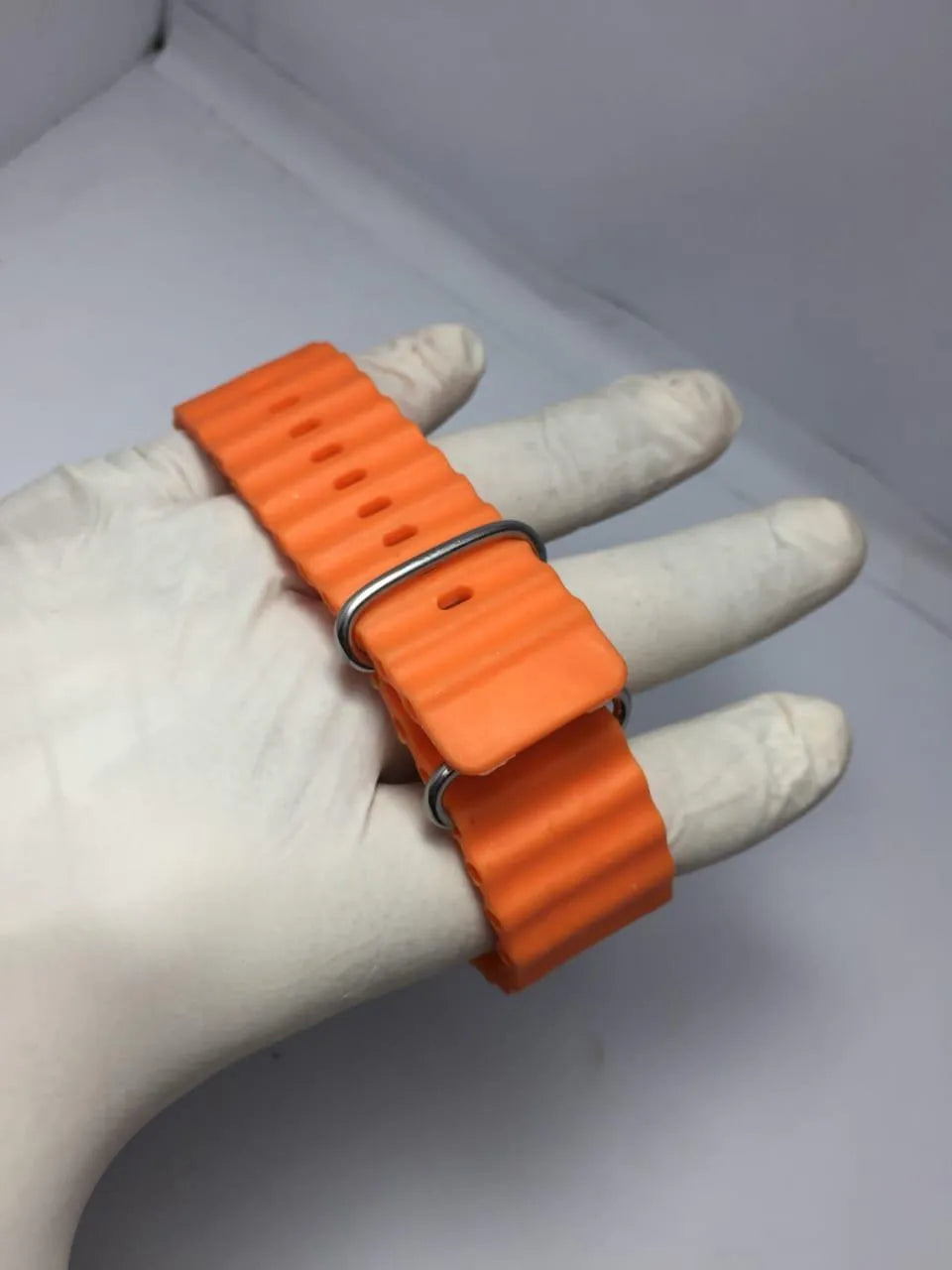 Digital Watch Black Rubber Strap