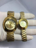 Couple Watch Gold Plated Rose Gold 2-pcs