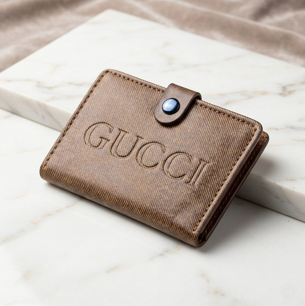 WAGLOK Slim Tuck Lock Wallet with ID Window & Cash Pocket